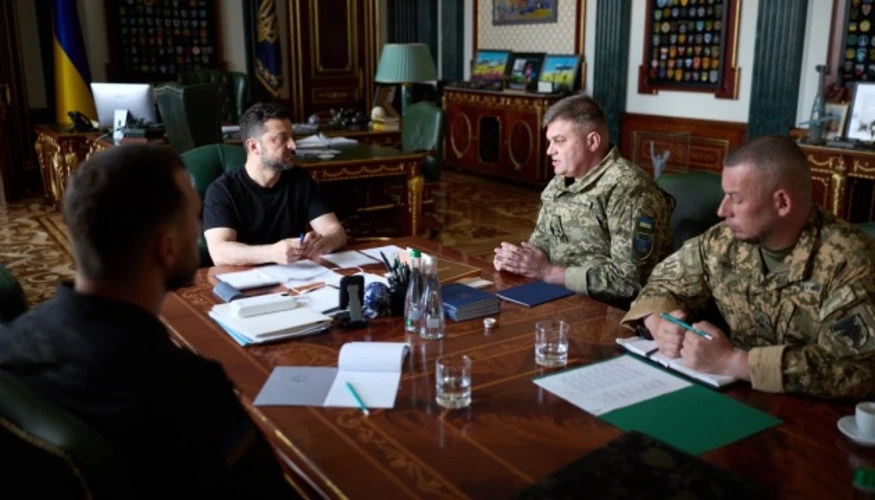 Зеленський під час наради з командирами армійських корпусів