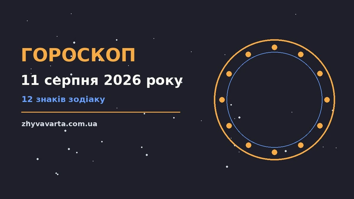 Гороскоп на 11 серпня 2026 року, чашка кави та записник на столі