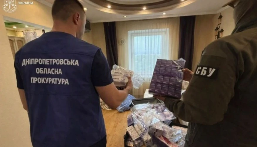 Фото Служби безпеки України та Офісу генерального прокурора з місць обшуків у справі Biopatid