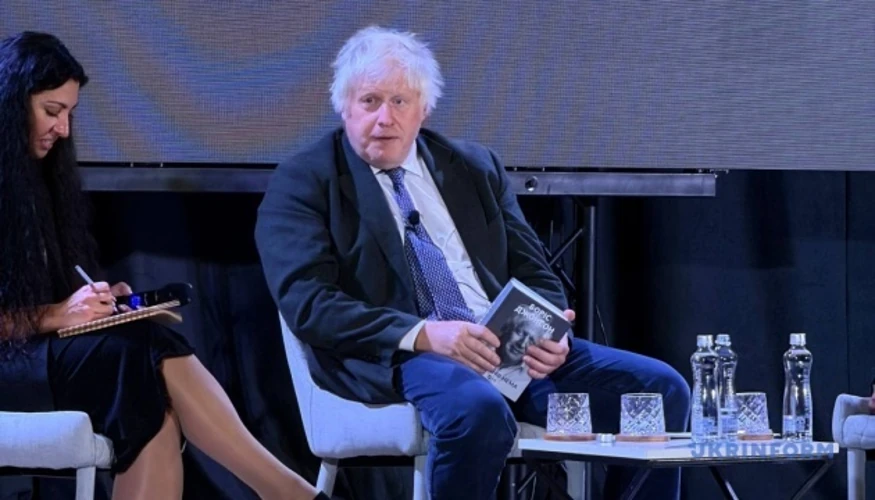Презентація книги «Кайданів нема» Борисом Джонсоном на BookForum у Львові