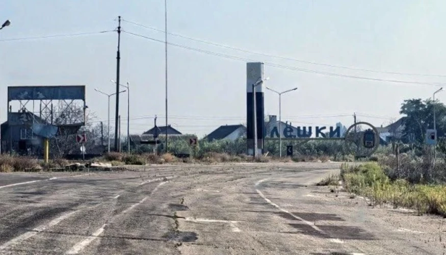 Сили оборони України допомагають мешканцям Олешок