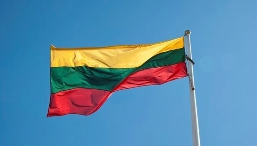 Міністр внутрішніх справ Литви Мартинас Кателінас, литовські військовослужбовці та прикордонники на кордоні з