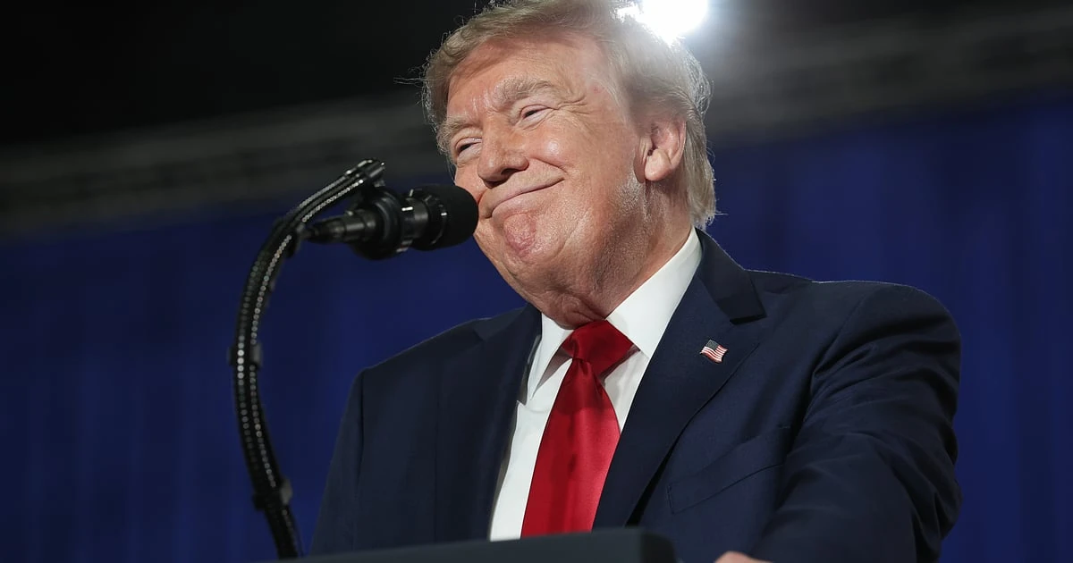 Президент США Дональд Трамп під час передвиборчого мітингу в Південній Кароліні, серпень 2026 року