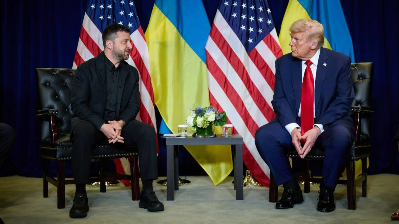 Президент України Володимир Зеленський під час інтерв'ю Piers Morgan Uncensored